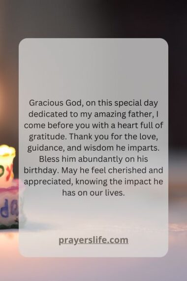 20 Amazing Birthday Prayers For Daddy