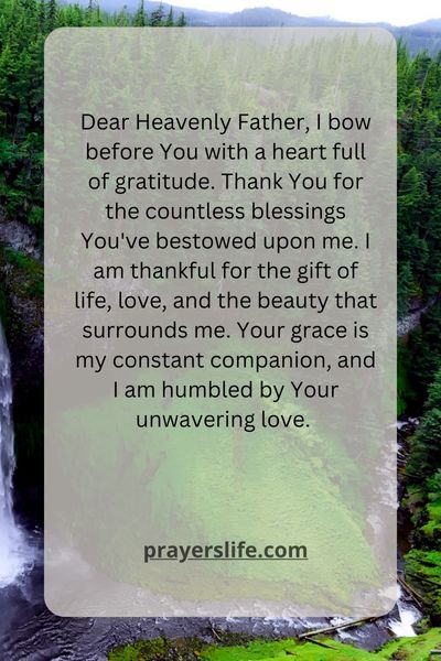 A Heartfelt Expression Of Thanks To The Divine: