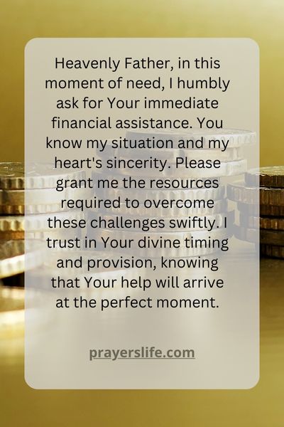 The Art Of Praying For Immediate Financial Help