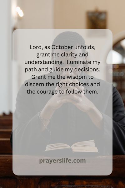 Seeking Guidance: October'S Prayer For Clarity