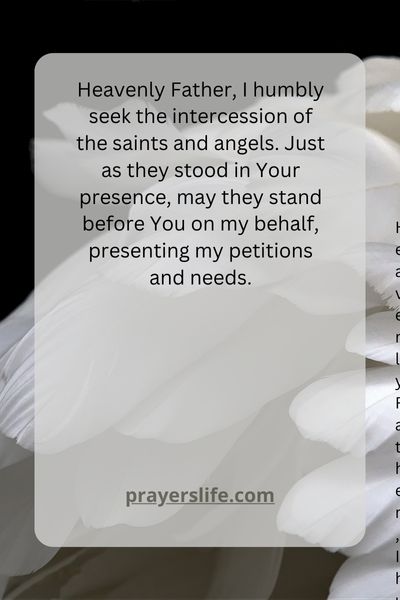 Seeking Intercession From Saints And Angels