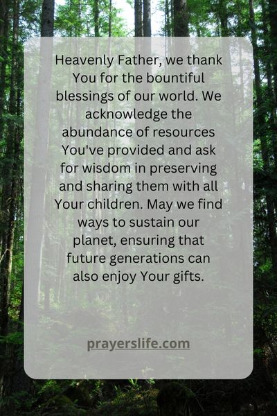 Environmental Blessings