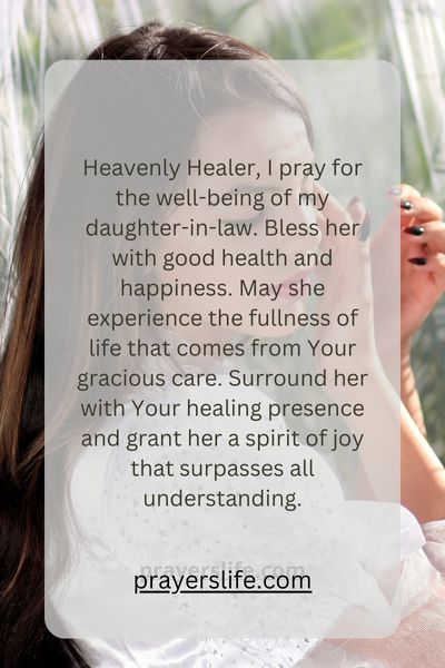 A Prayerful Wish For My Daughter-In-Law