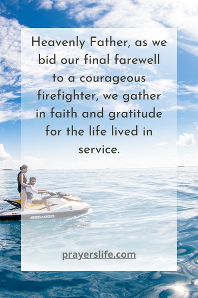 A Firefighter'S Final Goodbye