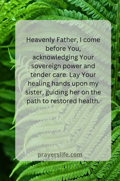 A Heartfelt Prayer For My Sister’s Health