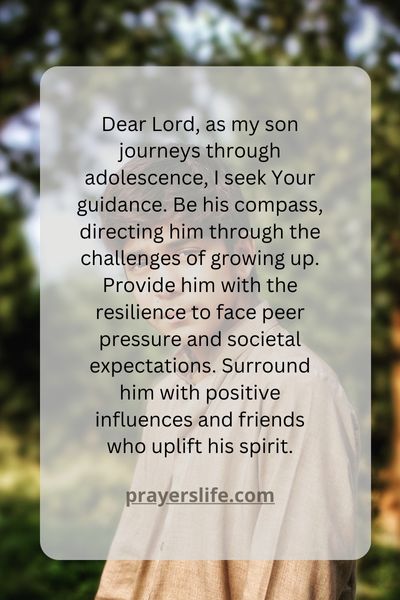 A Heartfelt Prayer For My Sons Journey