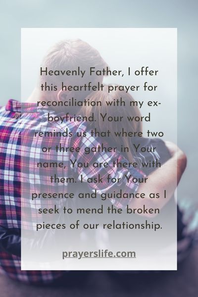 A Heartfelt Prayer For Reconciliation