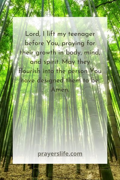 A Parent'S Prayer For Teenage Growth