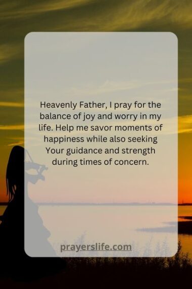 25 Best Prayer For Joys And Concerns