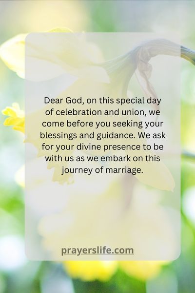 A Prayer For Blessing And Guidance On This Special Day