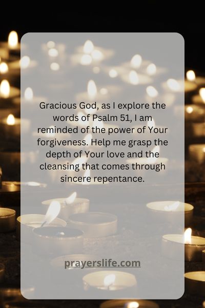 A Prayer For Forgiveness