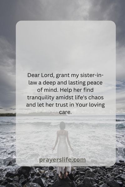 A Prayer For Your Sister In Laws Peace Of Mind