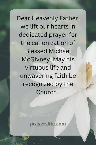 A Prayer For The Canonization Journey