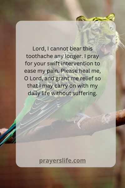 A Toothache Prayer For Quick Relief