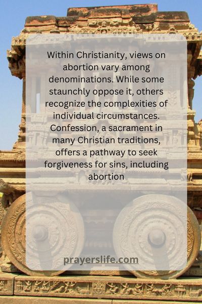 Abortion And Forgiveness In Christianity