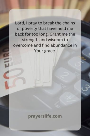 21 Effective Prayer For Breaking The Spirit Of Poverty