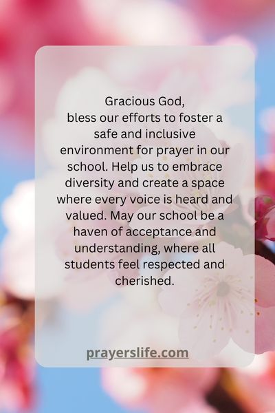 Creating A Safe And Inclusive Prayer Environment In Schools