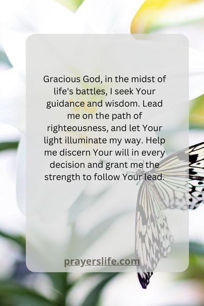 Embracing God'S Guidance In Every Battle