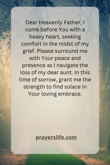 16 Effective Prayers For My Aunt Who Passed Away