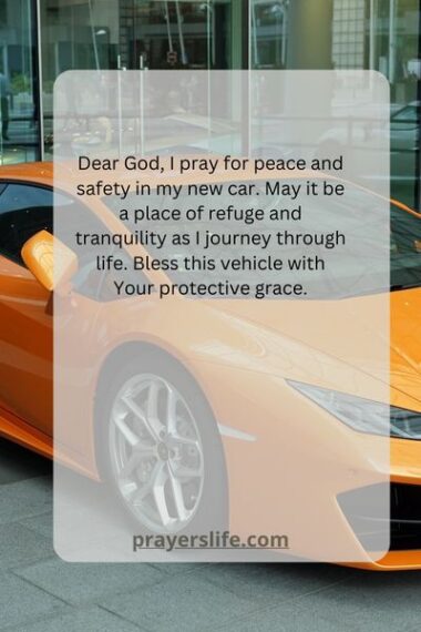 26 Perfect Prayer For New Car Blessing