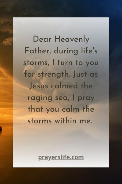 Finding Strength In Prayer Amidst The Storms