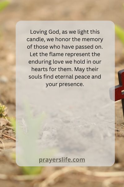 Honoring The Memory With A Candle