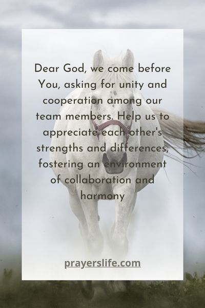 Leadership Prayer For Unity And Cooperation
