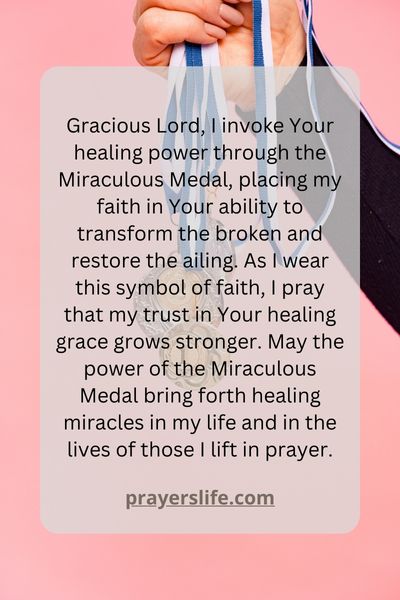 Miraculous Medal Healing Invocation