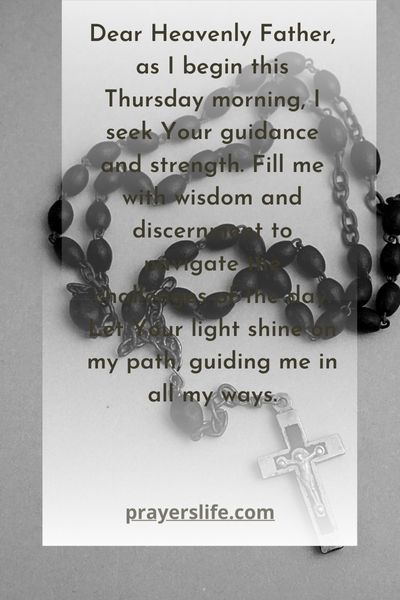 Morning Prayer For Guidance And Strength
