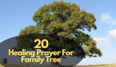 Prayer For Family Tree