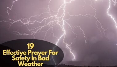 Prayers For Safety In Bad Weather