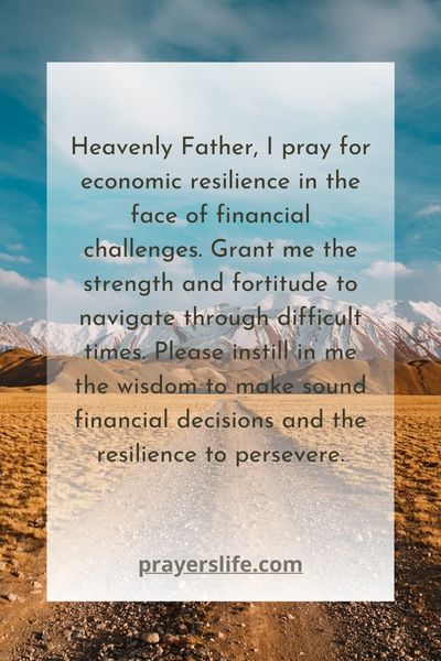 Prayers For Economic Resilience