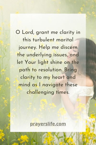 Praying For Clarity In A Troubled Marriage