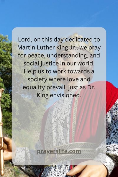 Praying For Peace And Social Justice On Martin Luther King Day