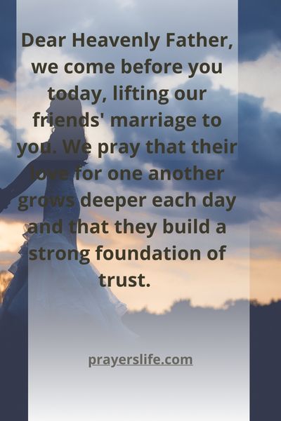 Praying For A Strong Foundation Of Love And Trust In The Marriage