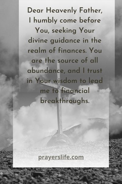 Seeking Divine Guidance For Financial Breakthrough
