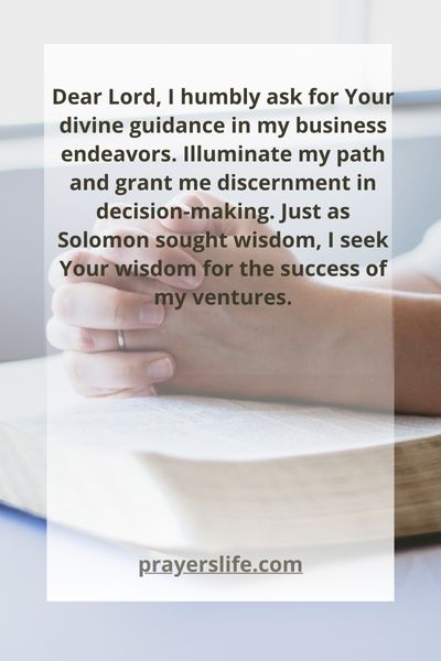 Seeking Divine Guidance In Business