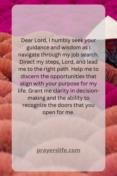 Seeking Divine Guidance In Job Search