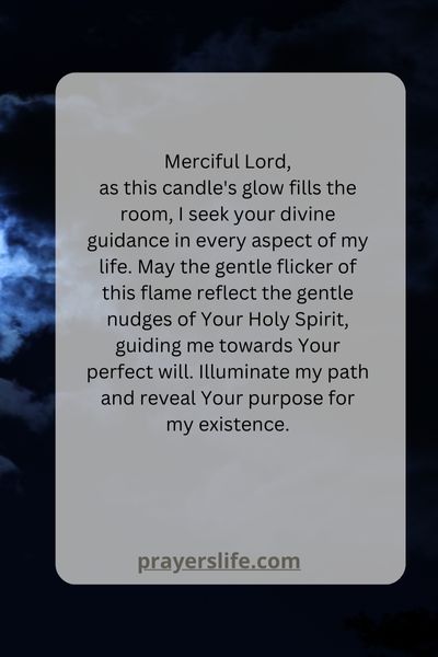 Seeking Divine Guidance Through Candlelight