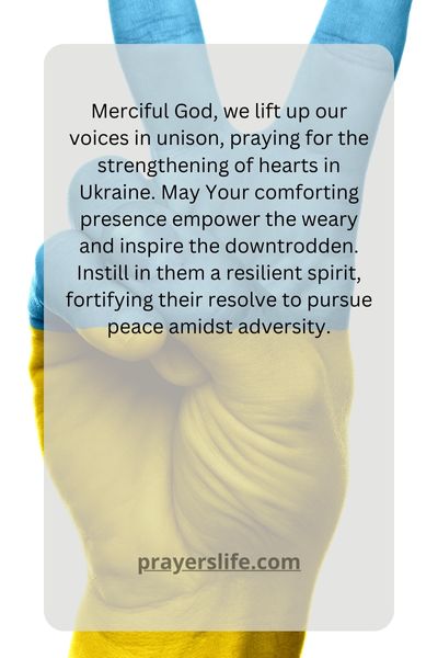 Strengthening Hearts Through Ukraine'S Prayer For Peace