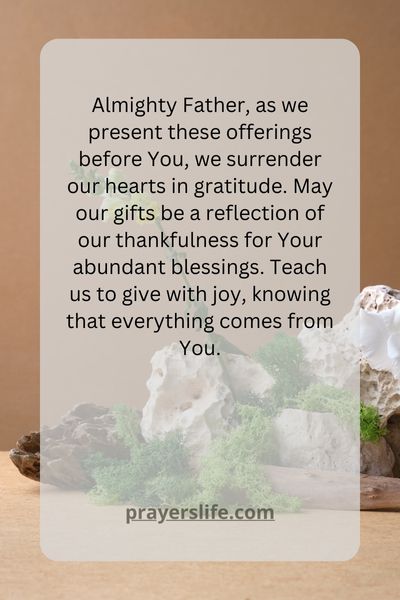 Surrendering Our Gifts With Gratitude