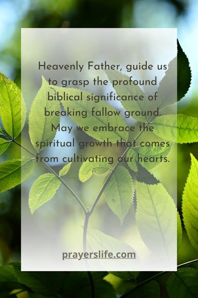 The Biblical Significance Of Breaking Fallow Ground