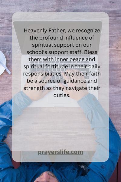 The Impact Of Spiritual Support On School Support Staff