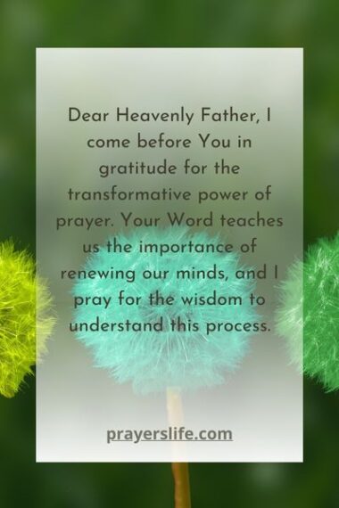 20 Powerful Prayer For Renewal Of The Mind