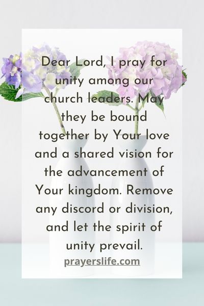 Unity In Church Leadership