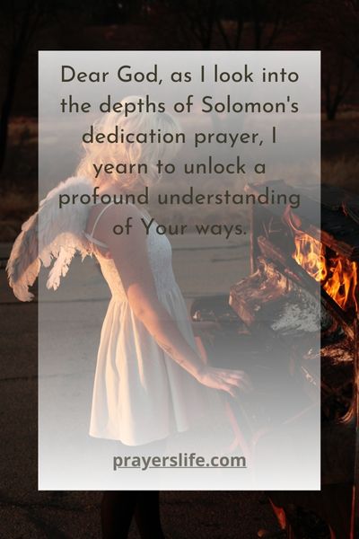 Unlocking The Depths Of Solomon'S Dedication Prayer