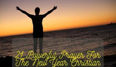 Prayer For The New Year Christian
