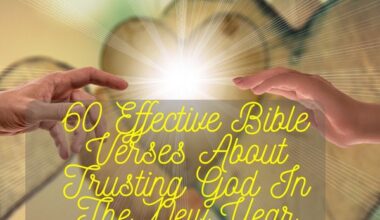 Bible Verses About Trusting God In The New Year