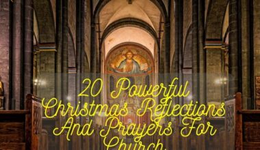 Christmas Reflections And Prayers For Church