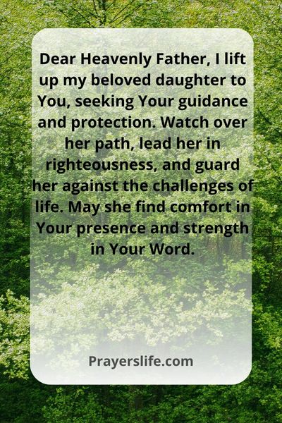Fathers Prayer For Protection For Daughter